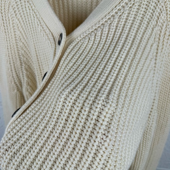 Everlane The Texture Cotton Cardigan – Cream (Size L) - Picture 9 of 12